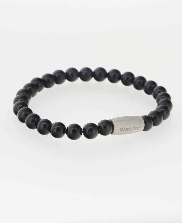 Buddha Groove Bracelets Warrior Black Onyx Gemstone Bracelet