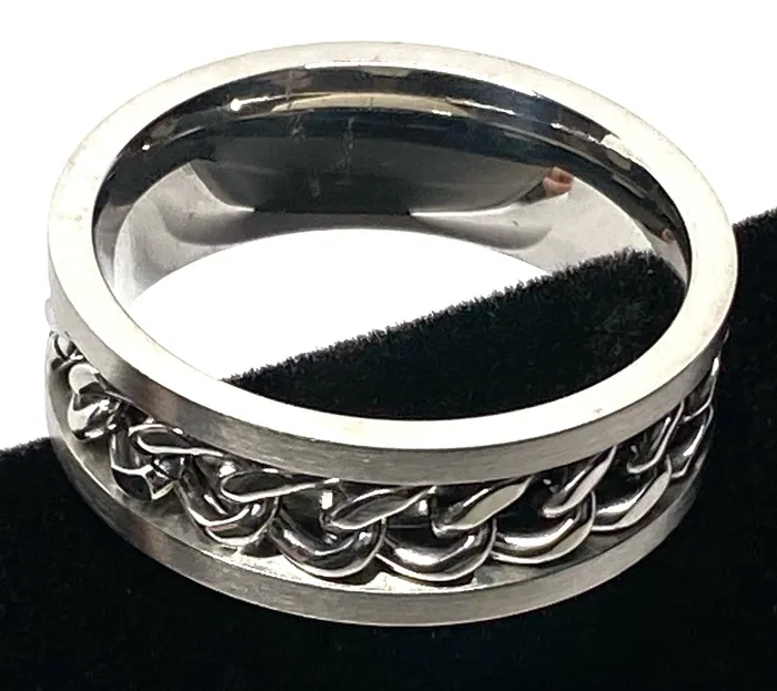 Captive Collars Chain Link Ring Rings