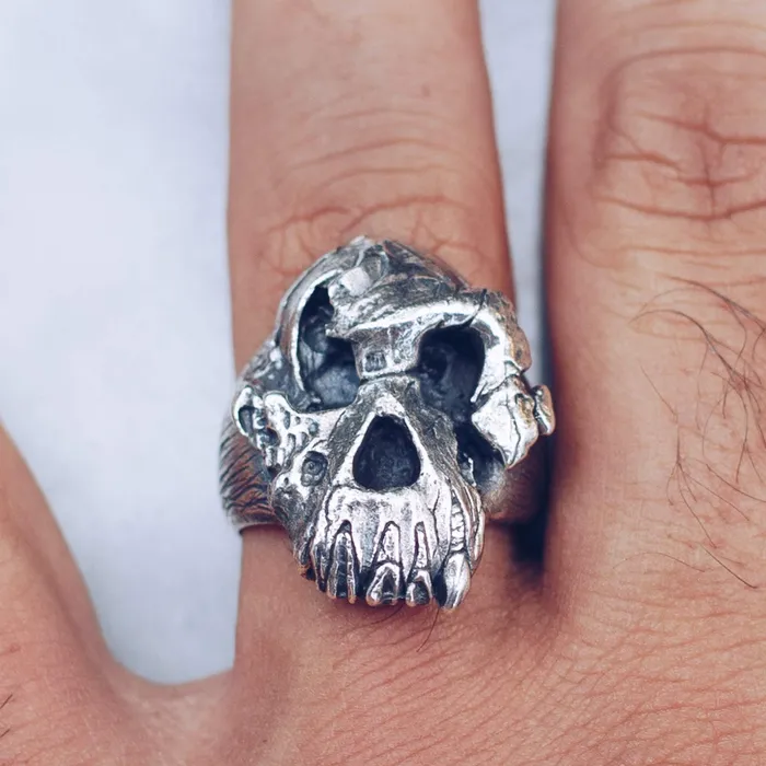 Jess Zabala Jewelry Rings FIRST HUMAN RING 925 STERLING SILVER