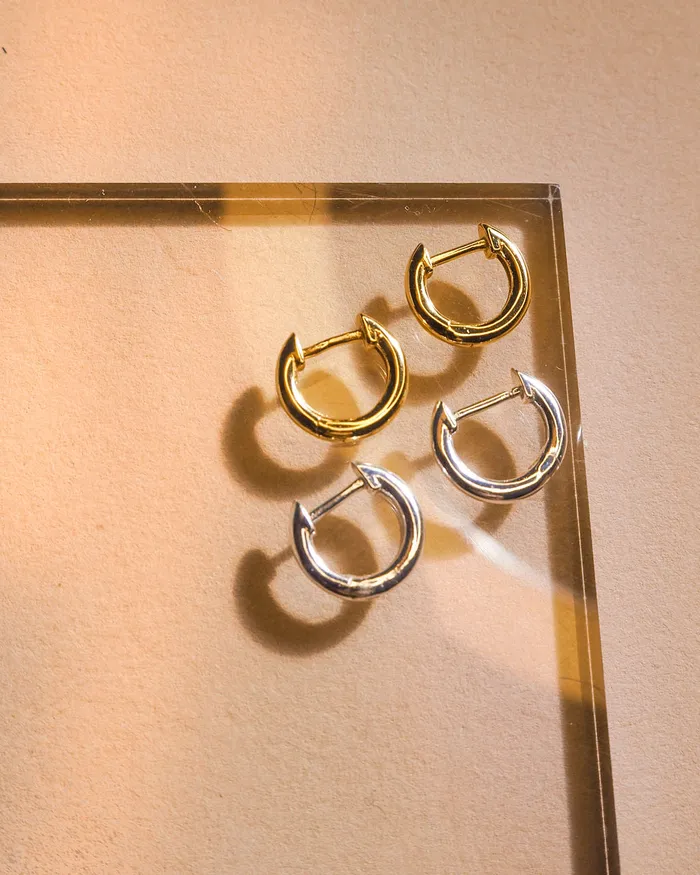 Luv Aj Rings Sicily Huggies Silver