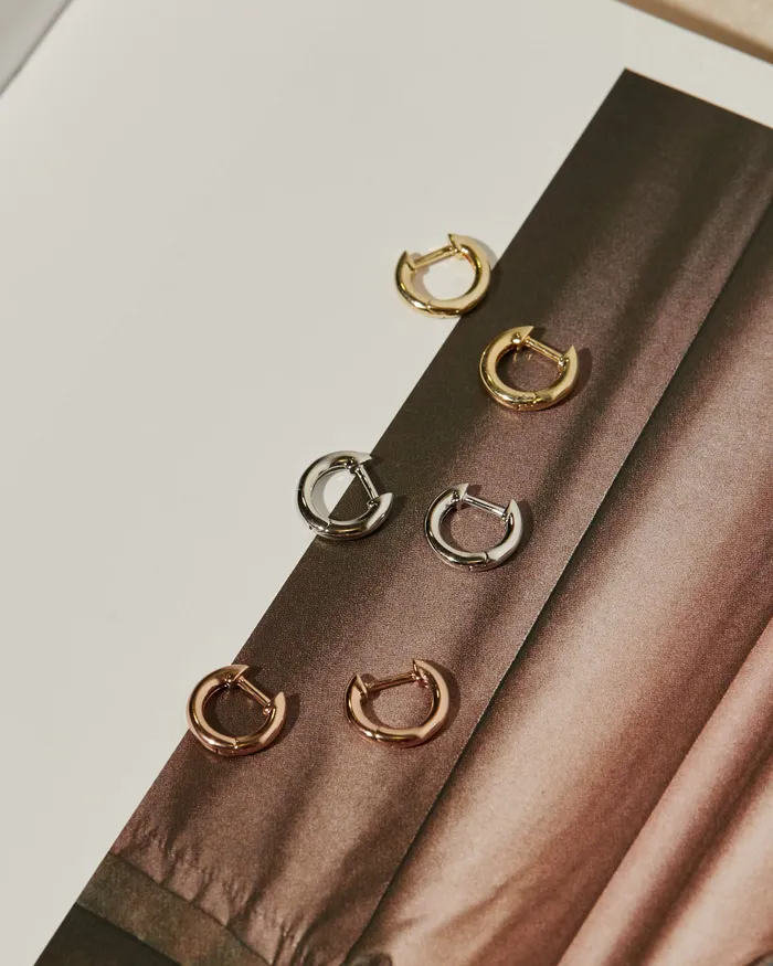 Luv Aj Rings Sicily Huggies Silver