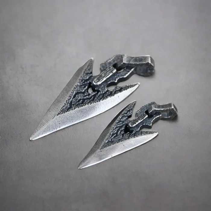 Necklaces Viking Trinkets Arrow Of Fate Sterling Silver Arrow Pendant