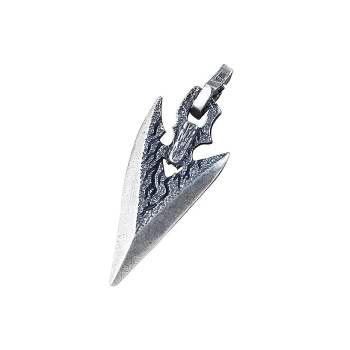 Necklaces Viking Trinkets Arrow Of Fate Sterling Silver Arrow Pendant