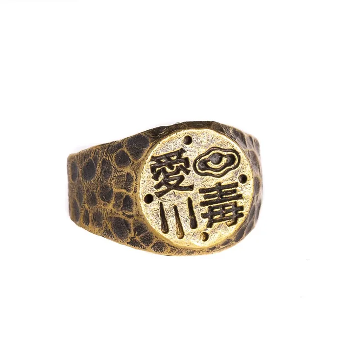 Rings JewelryLab LOVE POISON RING BRASS