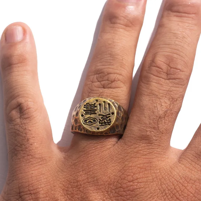 Rings JewelryLab LOVE POISON RING BRASS