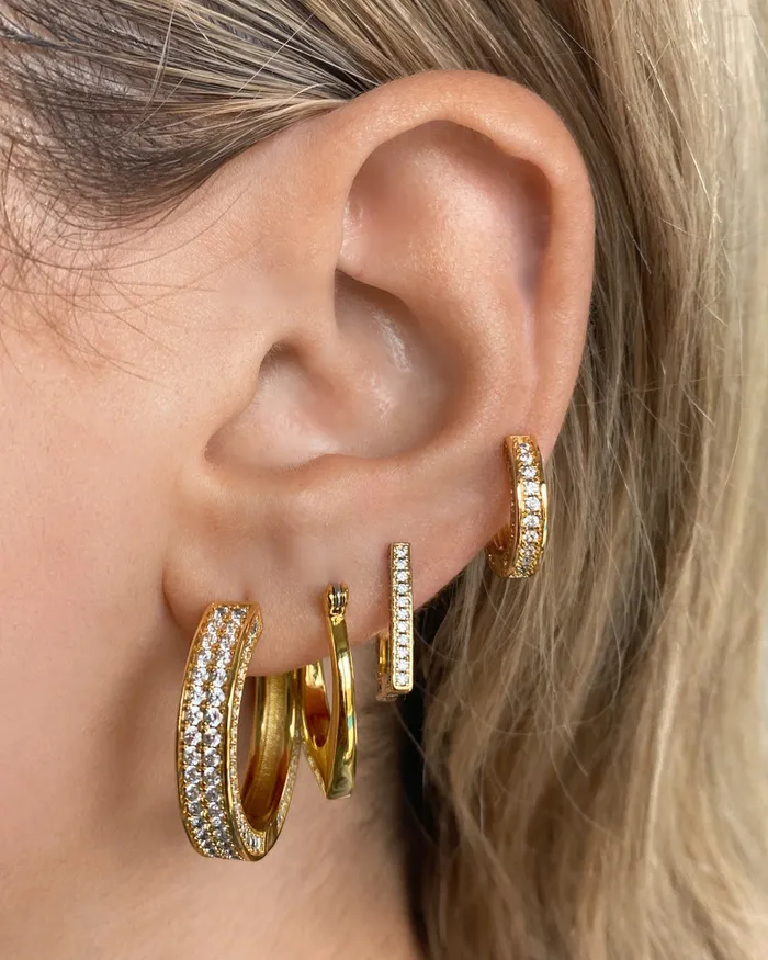 Rings Luv Aj Cosmos Hoops Silver Rings Luv Aj Cosmos Hoops Silver