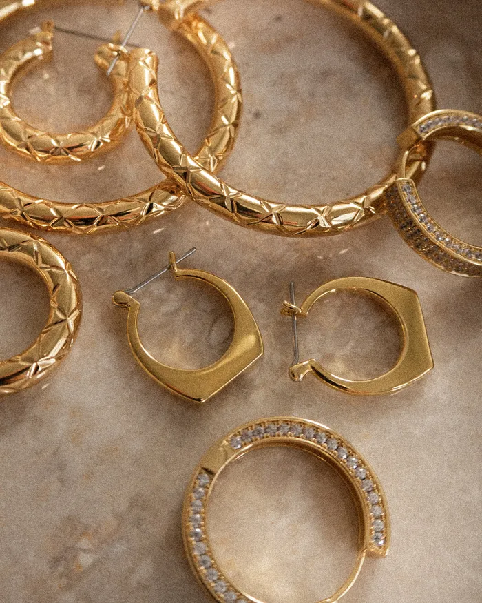 Rings Luv Aj Cosmos Hoops Silver Rings Luv Aj Cosmos Hoops Silver