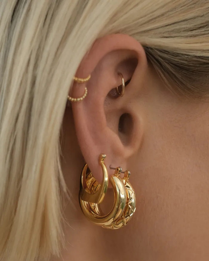 Rings Luv Aj Cosmos Hoops Silver Rings Luv Aj Cosmos Hoops Silver