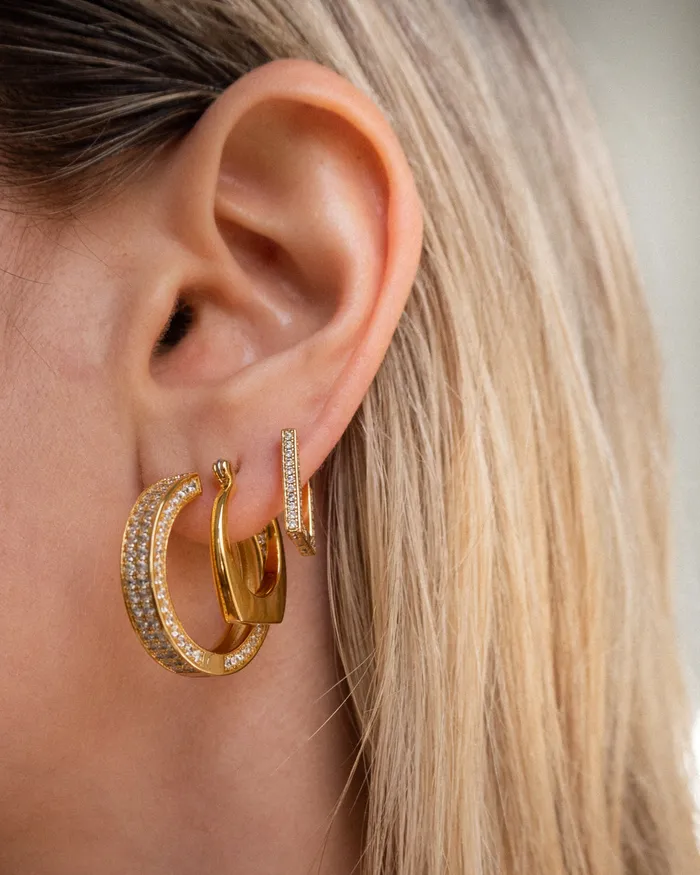 Rings Luv Aj Cosmos Hoops Silver Rings Luv Aj Cosmos Hoops Silver
